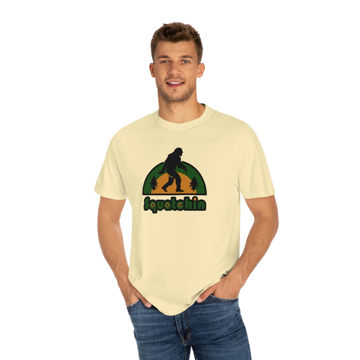 Squatchin Unisex Garment-Dyed T-shirt