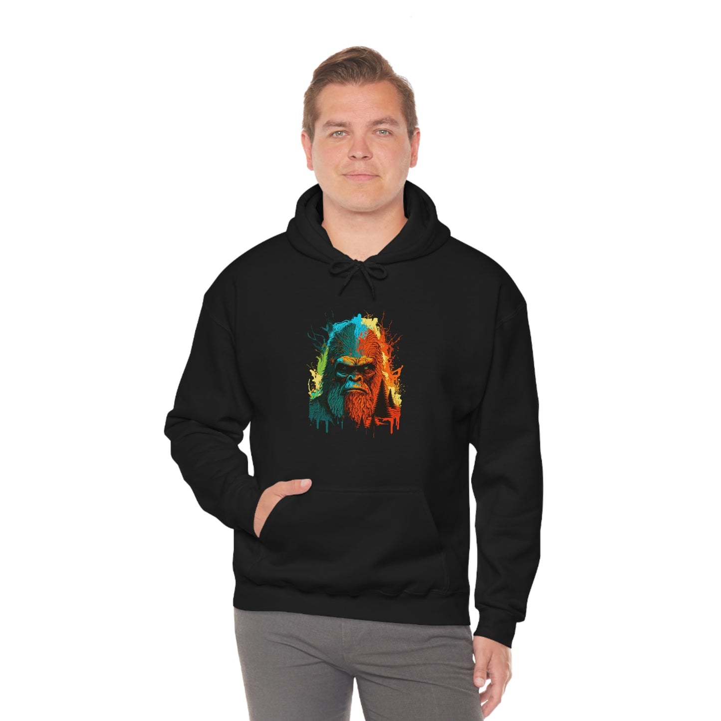 Paint-Squatch Unisex Heavy Blend™ Hooded Sweatshirt