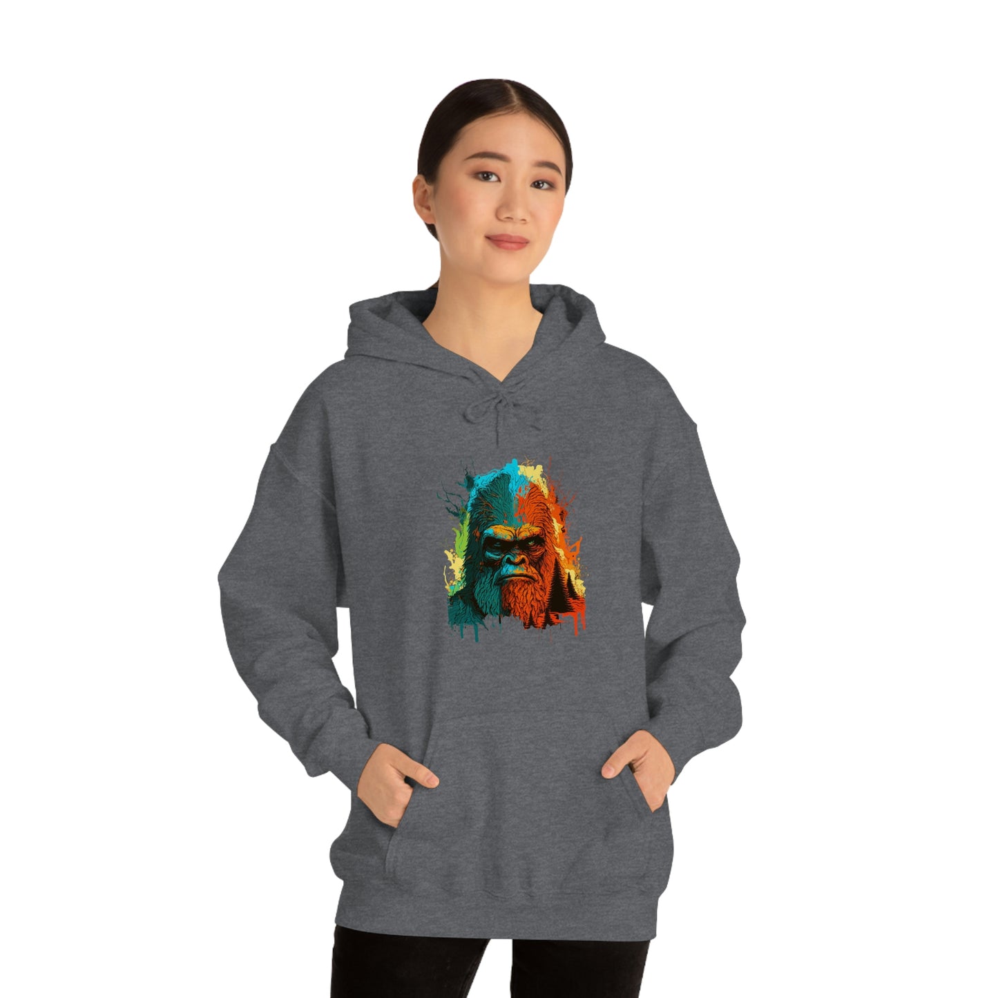 Paint-Squatch Unisex Heavy Blend™ Hooded Sweatshirt