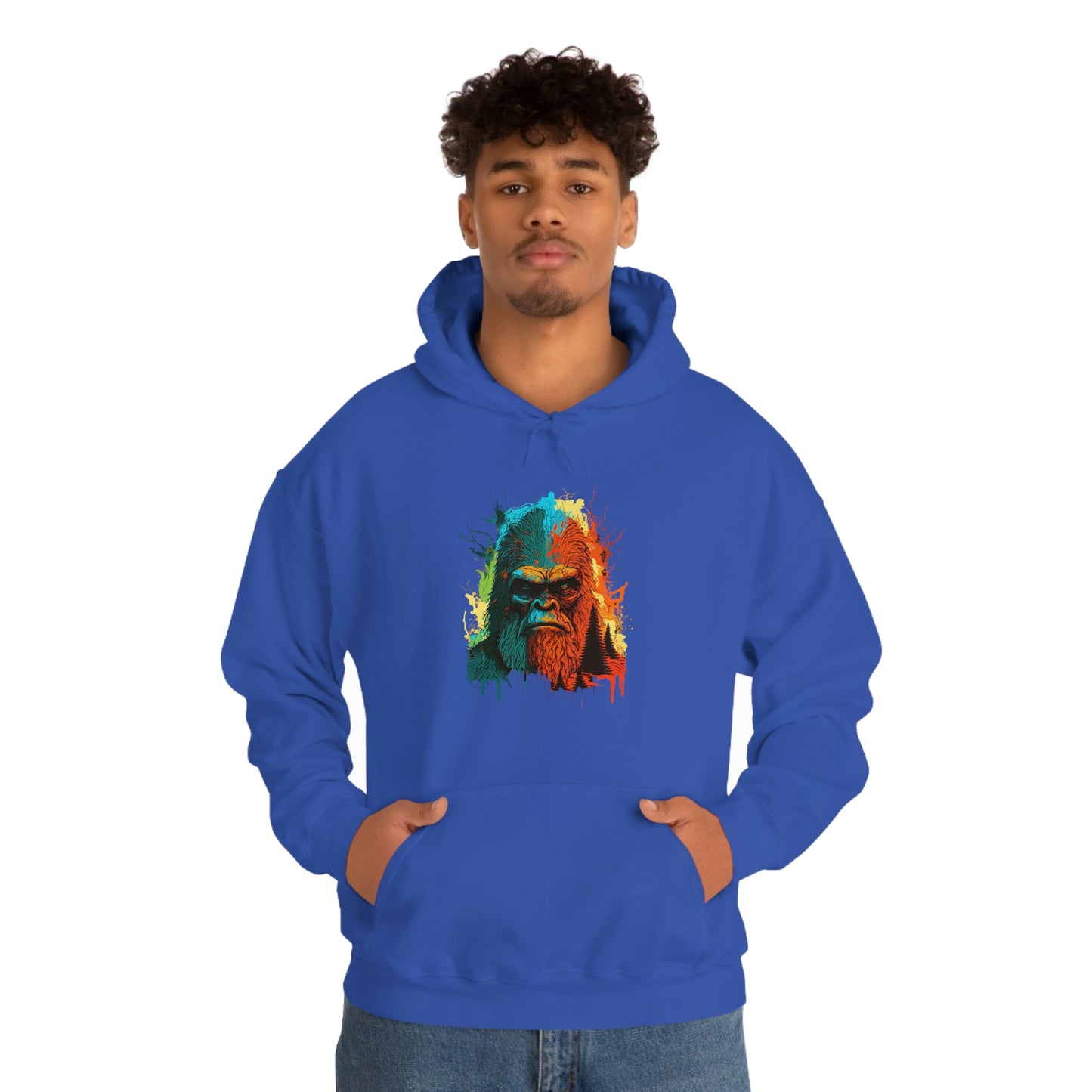 Paint-Squatch Unisex Heavy Blend™ Hooded Sweatshirt