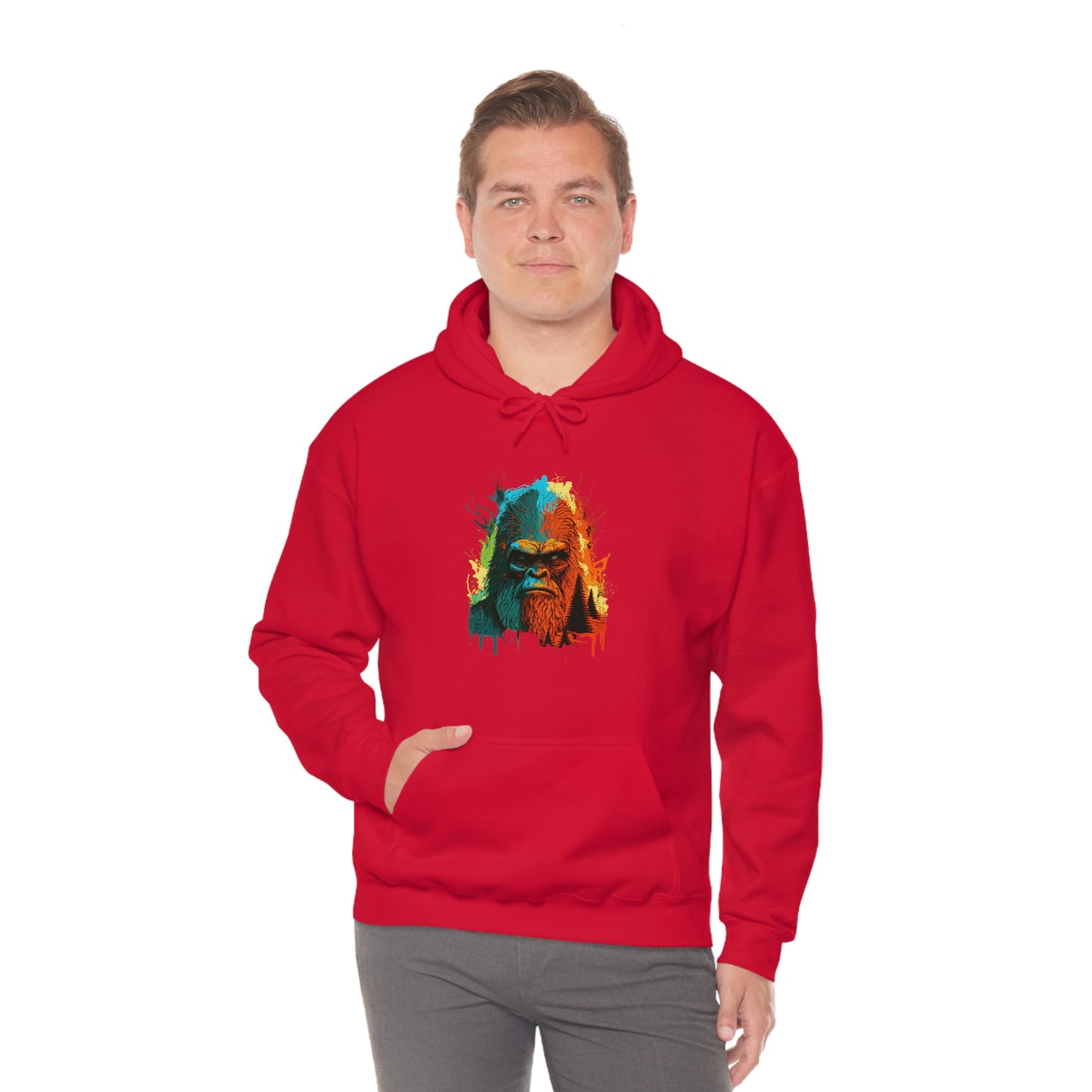 Paint-Squatch Unisex Heavy Blend™ Hooded Sweatshirt