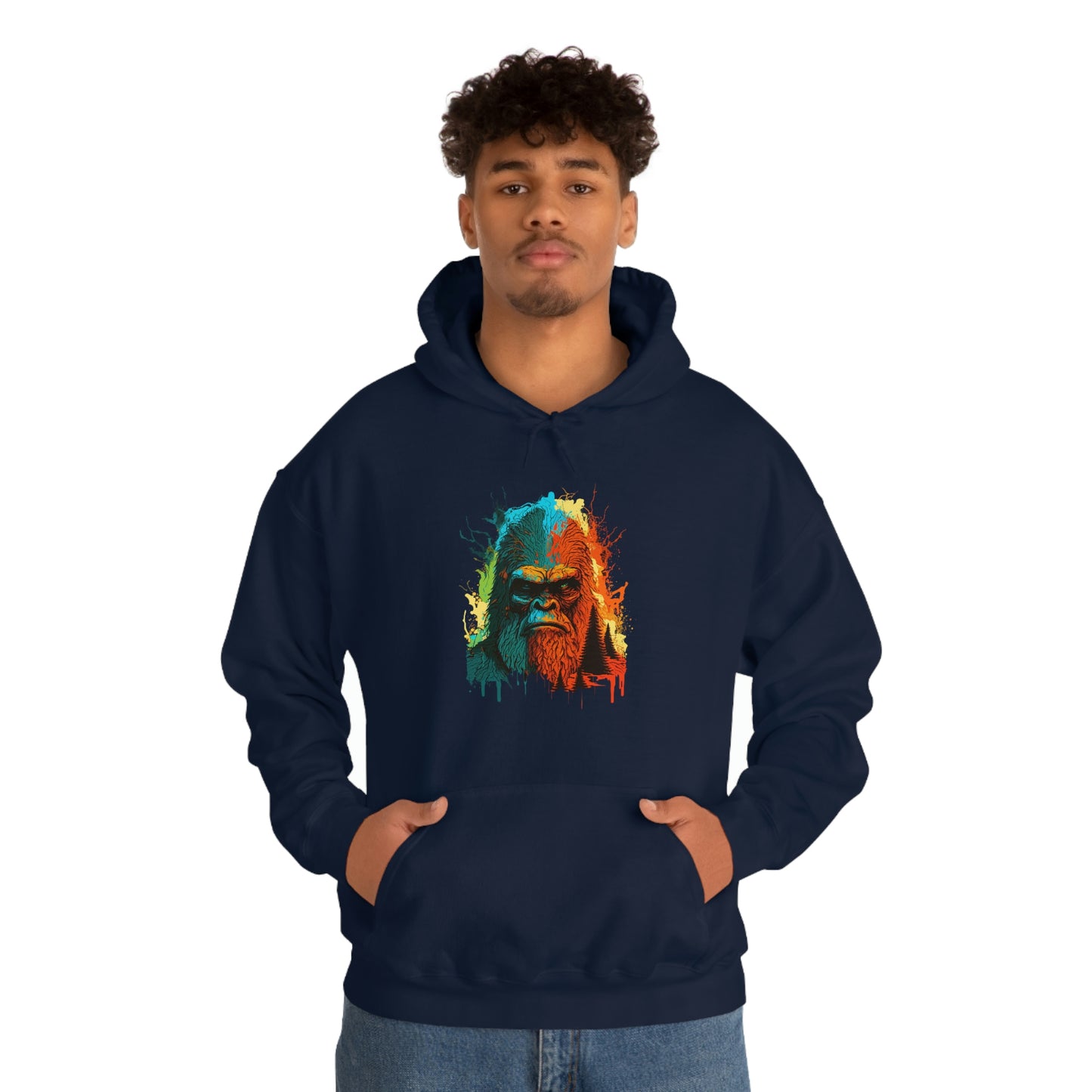 Paint-Squatch Unisex Heavy Blend™ Hooded Sweatshirt
