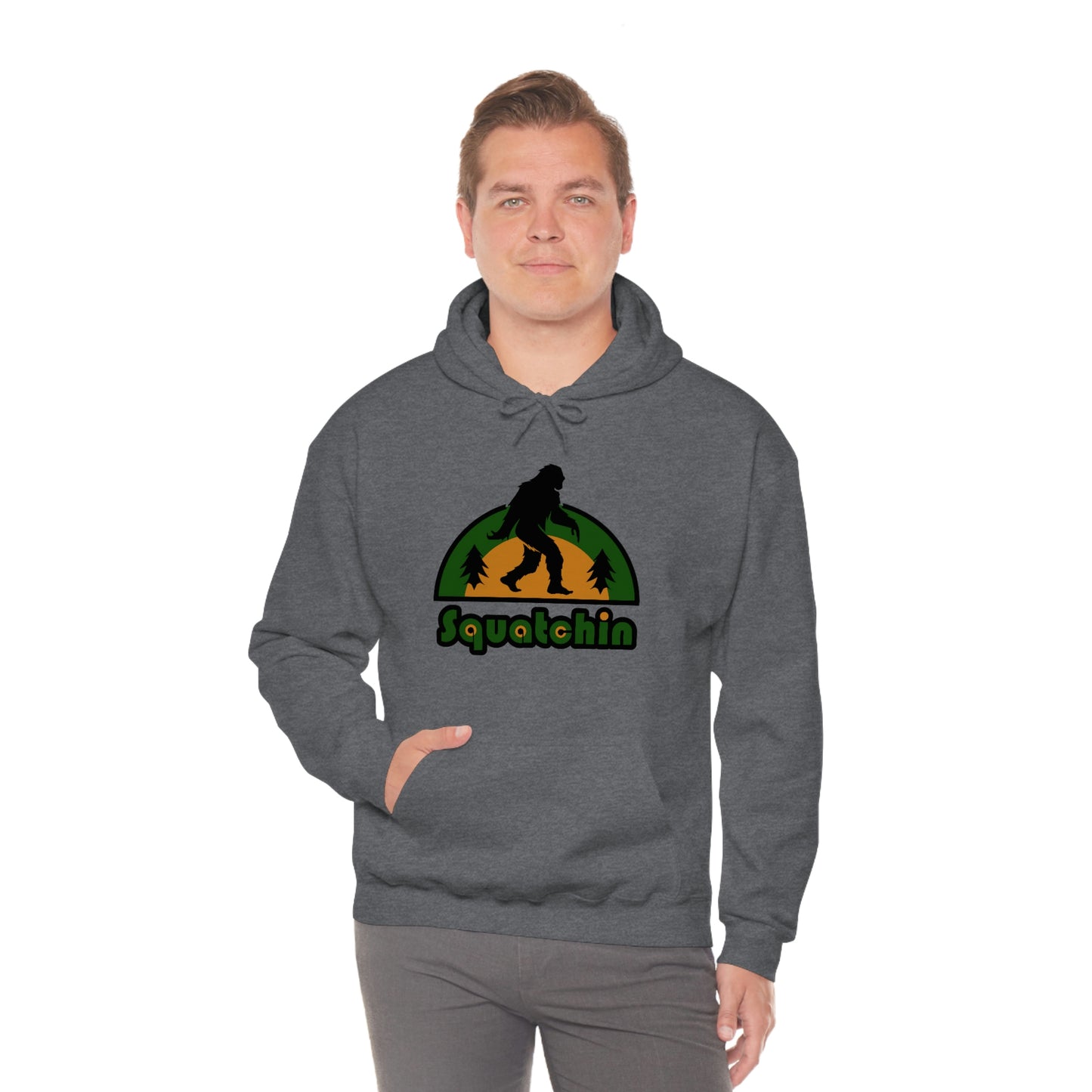 Squatchin Unisex Heavy Blend™ Hooded Sweatshirt