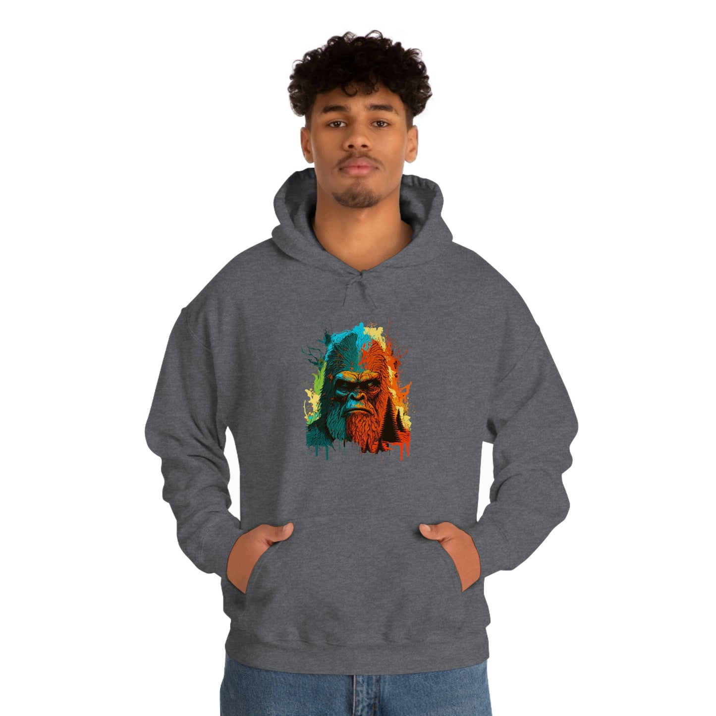Paint-Squatch Unisex Heavy Blend™ Hooded Sweatshirt