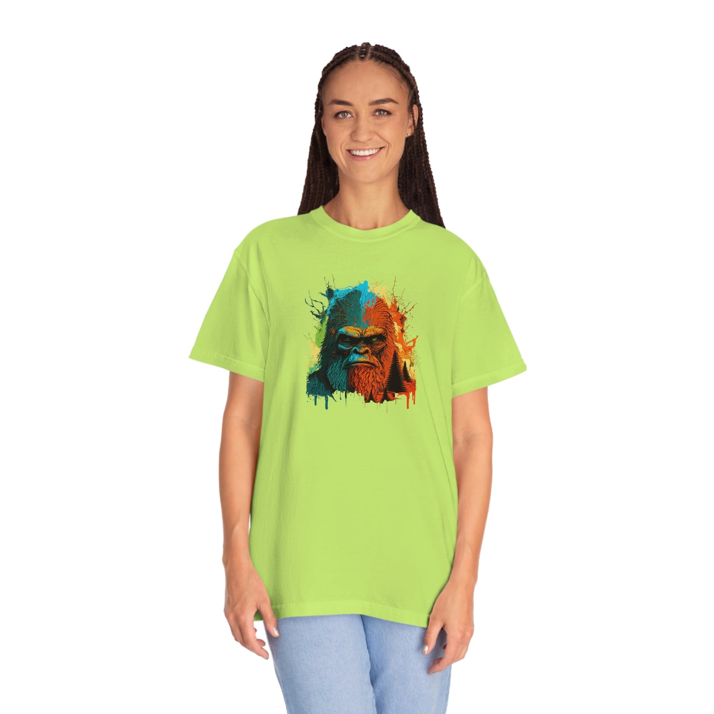 Paint-Squatch Unisex Garment-Dyed T-shirt