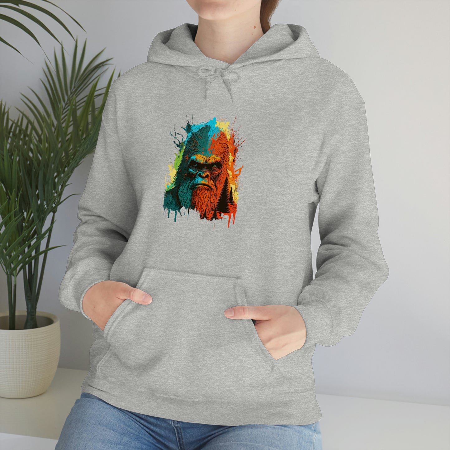 Paint-Squatch Unisex Heavy Blend™ Hooded Sweatshirt