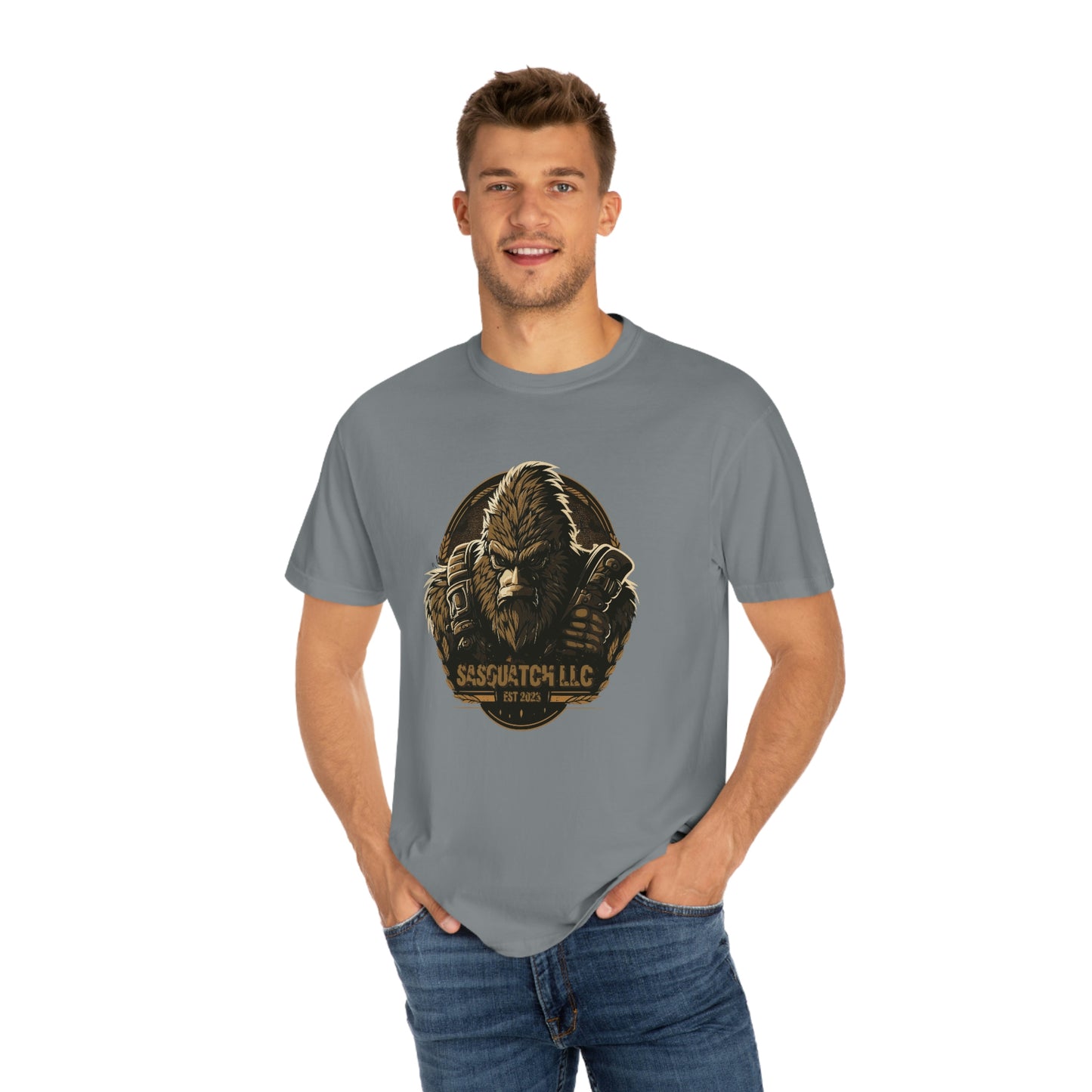 Tacti-Squatch Unisex Garment-Dyed T-shirt