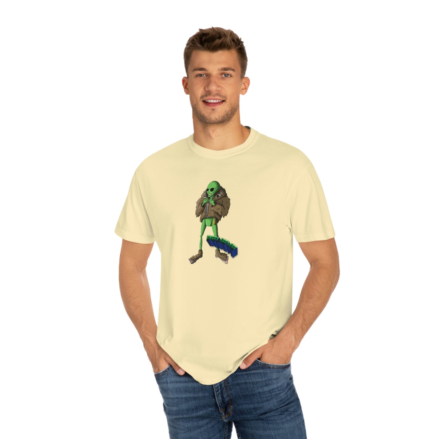 Believe Unisex Garment-Dyed T-shirt