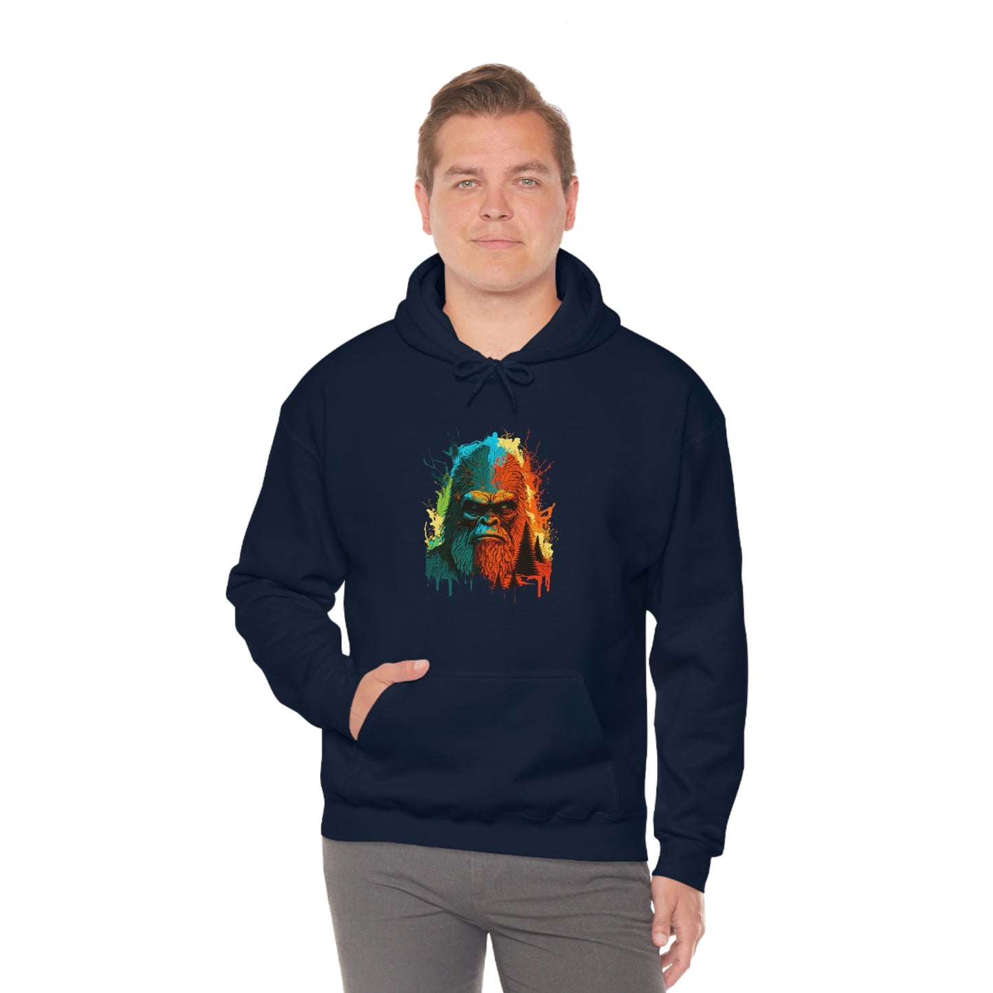Paint-Squatch Unisex Heavy Blend™ Hooded Sweatshirt