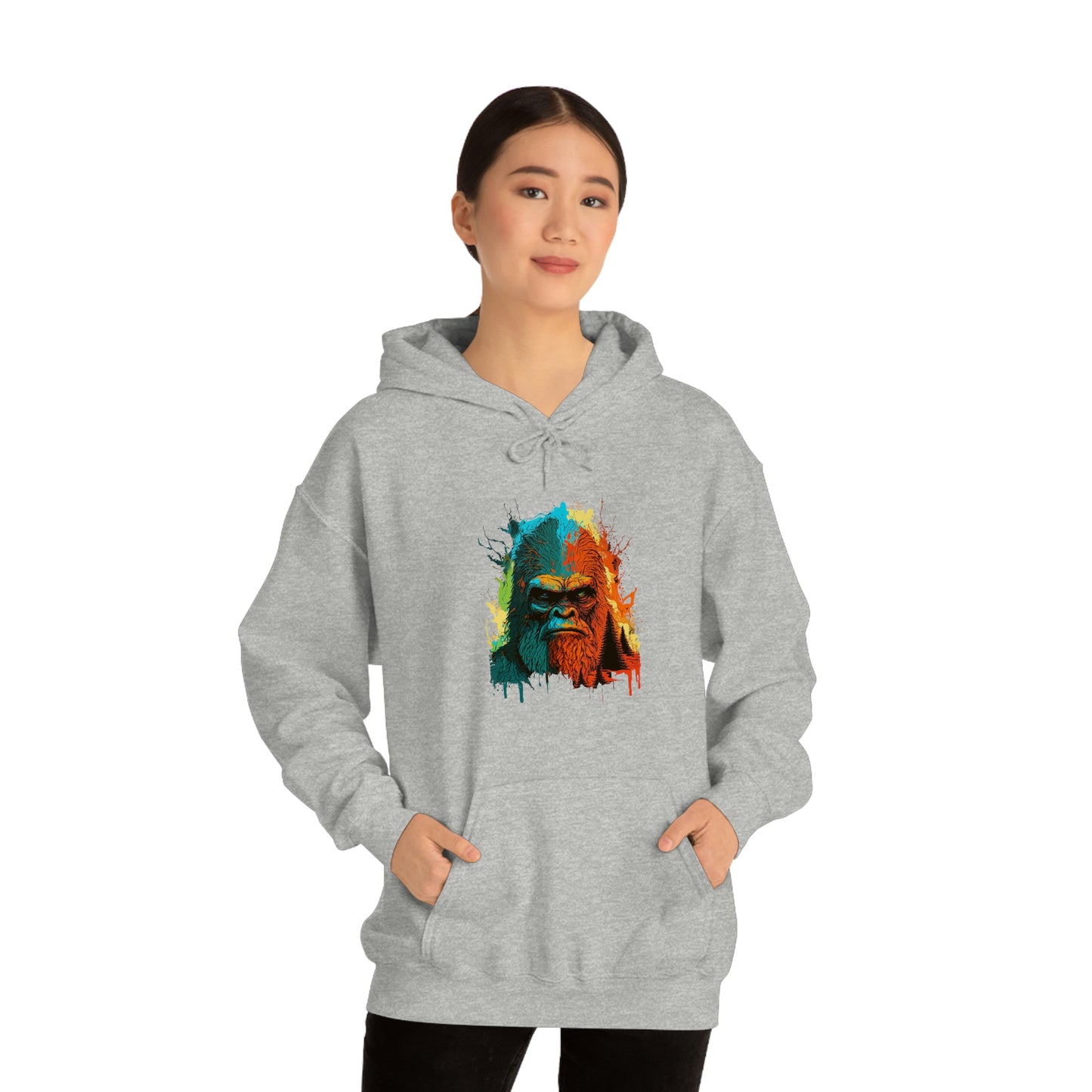 Paint-Squatch Unisex Heavy Blend™ Hooded Sweatshirt