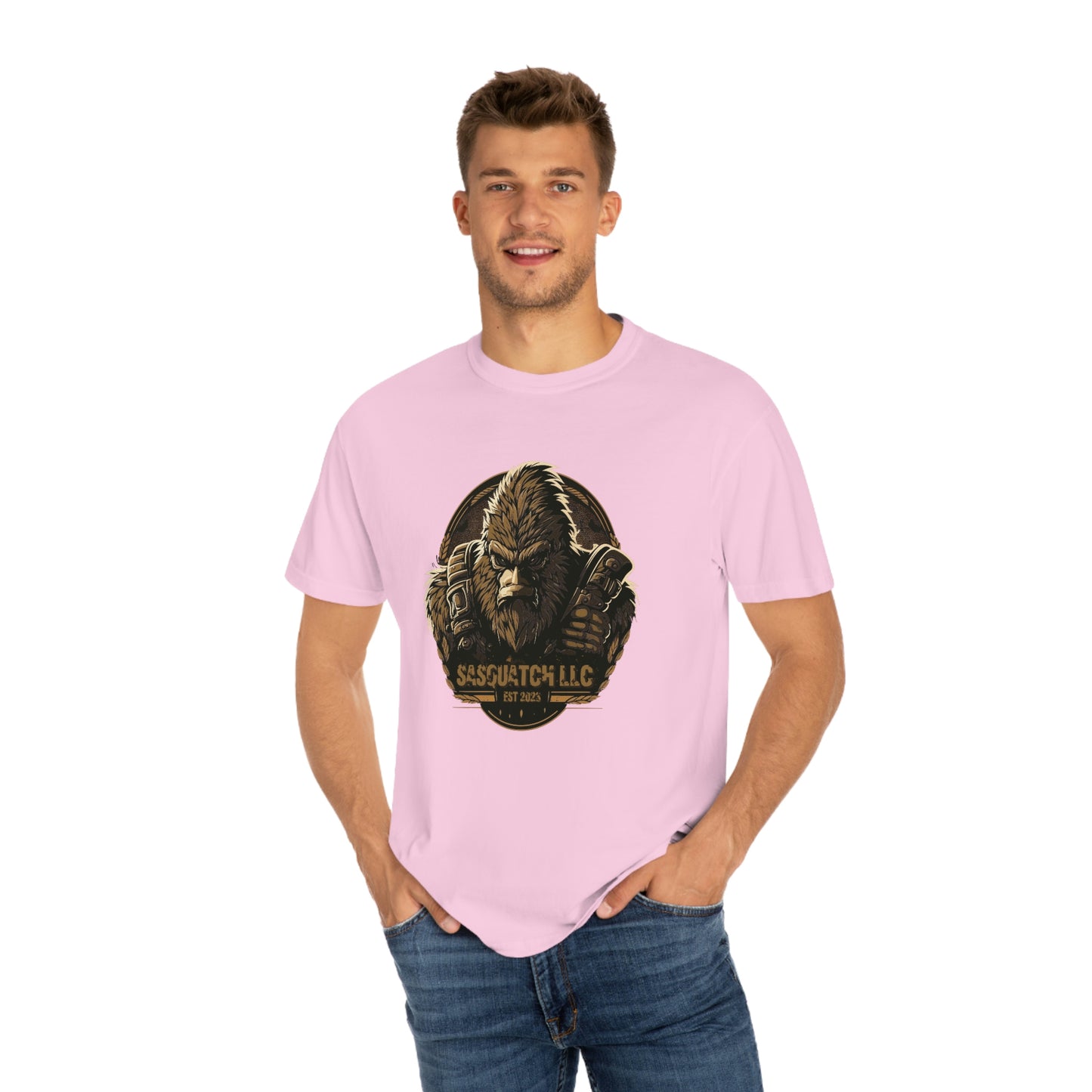 Tacti-Squatch Unisex Garment-Dyed T-shirt