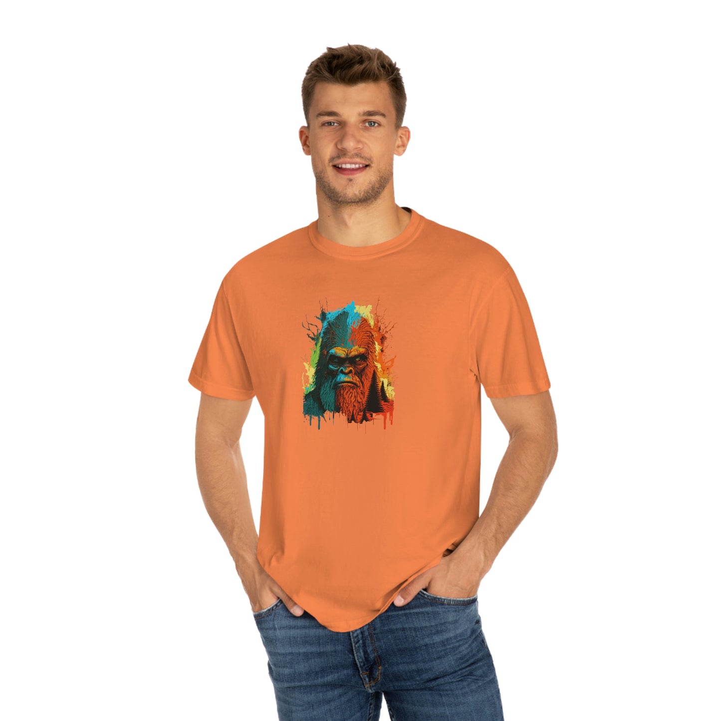 Paint-Squatch Unisex Garment-Dyed T-shirt