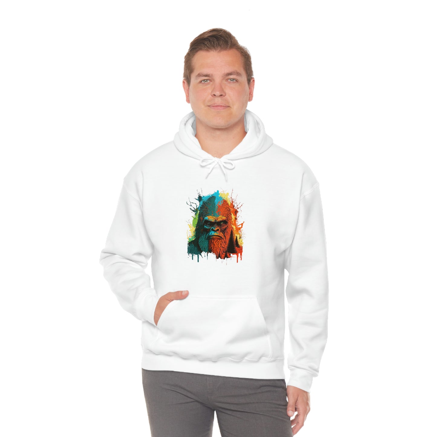 Paint-Squatch Unisex Heavy Blend™ Hooded Sweatshirt