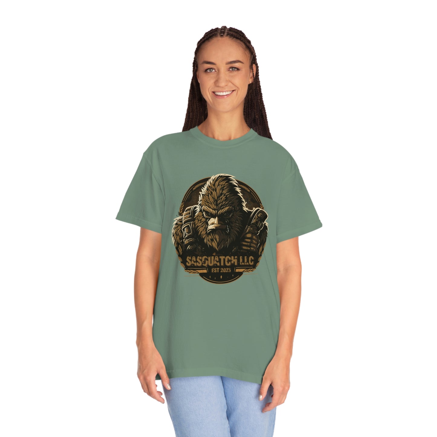 Tacti-Squatch Unisex Garment-Dyed T-shirt