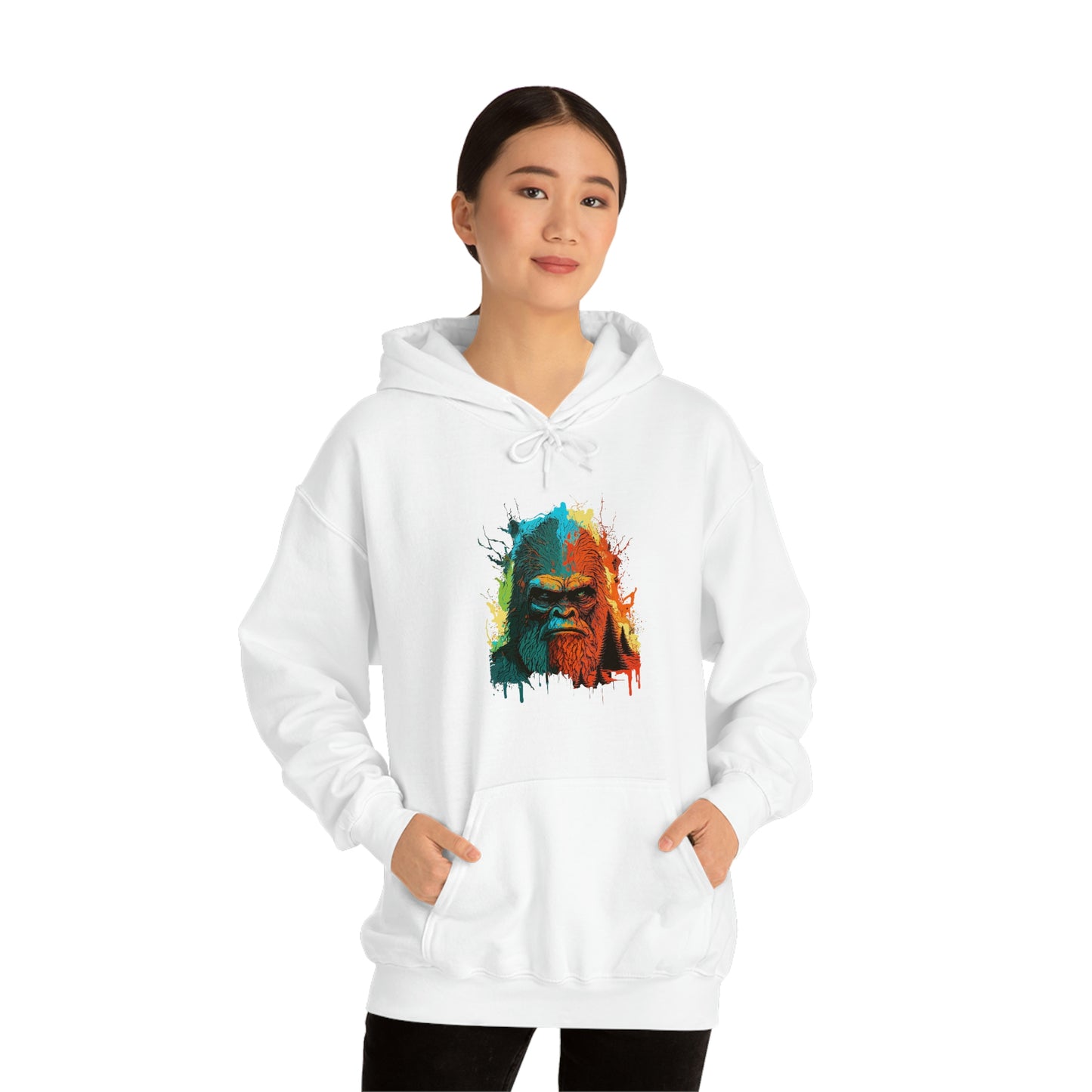 Paint-Squatch Unisex Heavy Blend™ Hooded Sweatshirt