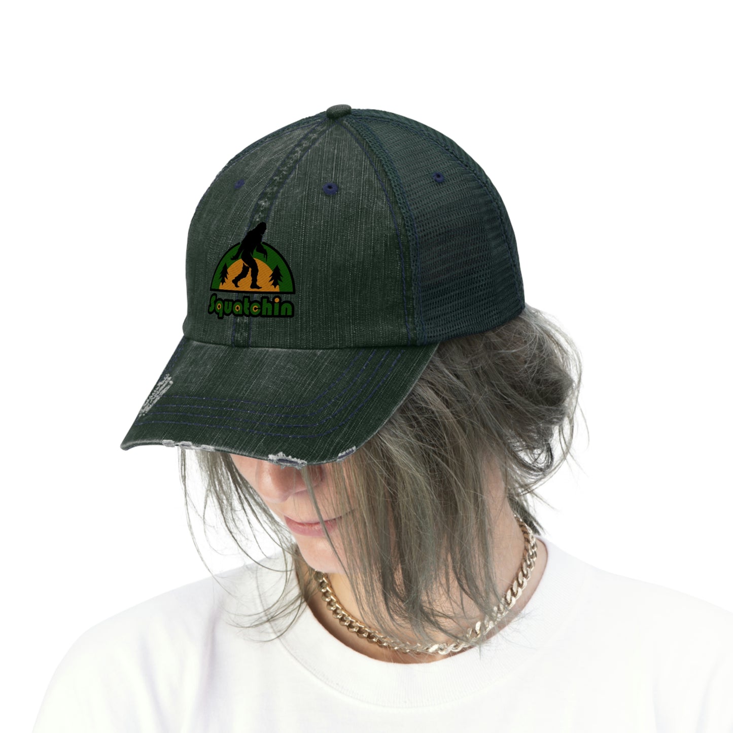 Squatchin Unisex Trucker Hat