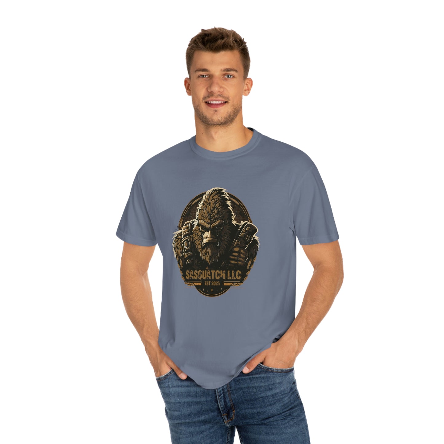 Tacti-Squatch Unisex Garment-Dyed T-shirt