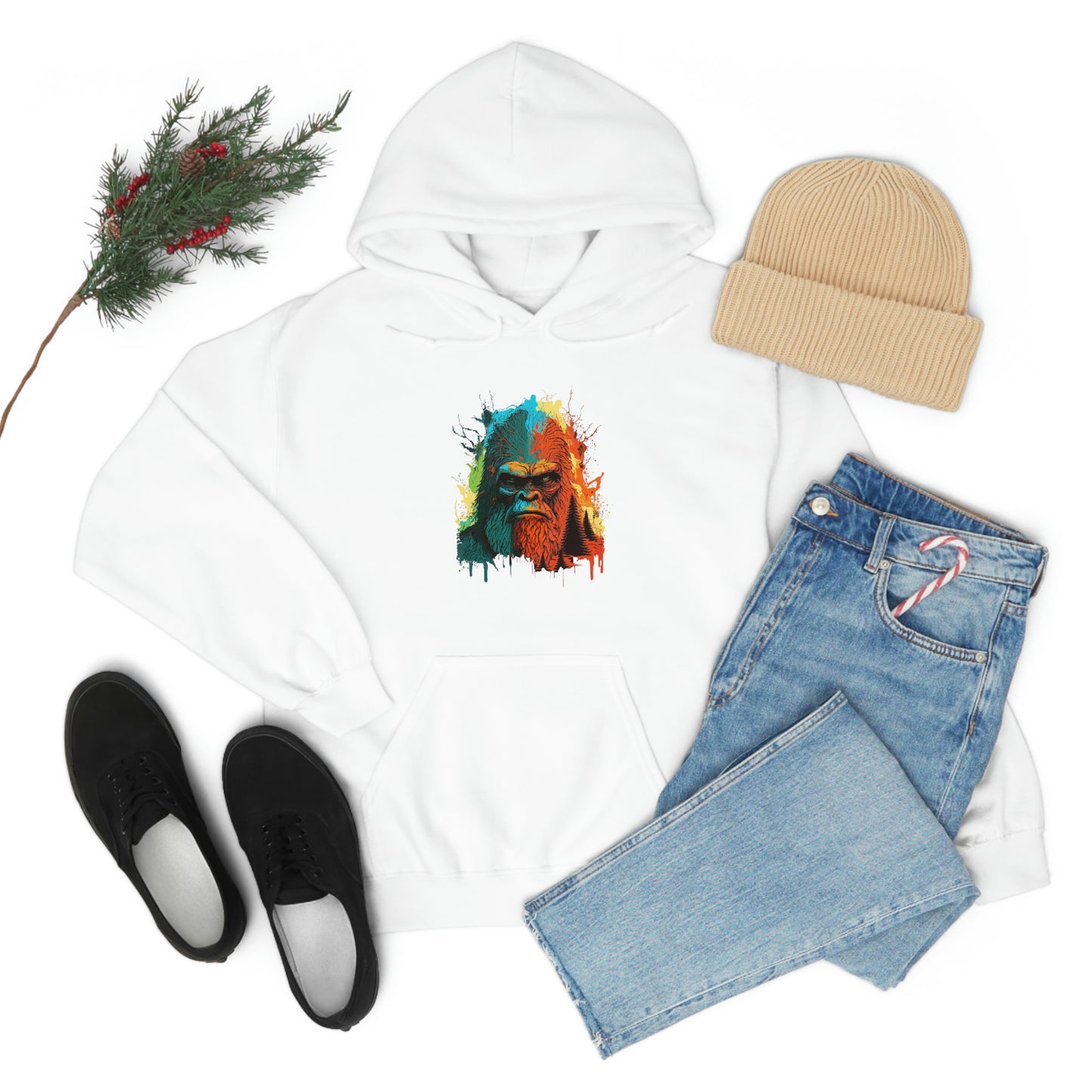 Paint-Squatch Unisex Heavy Blend™ Hooded Sweatshirt