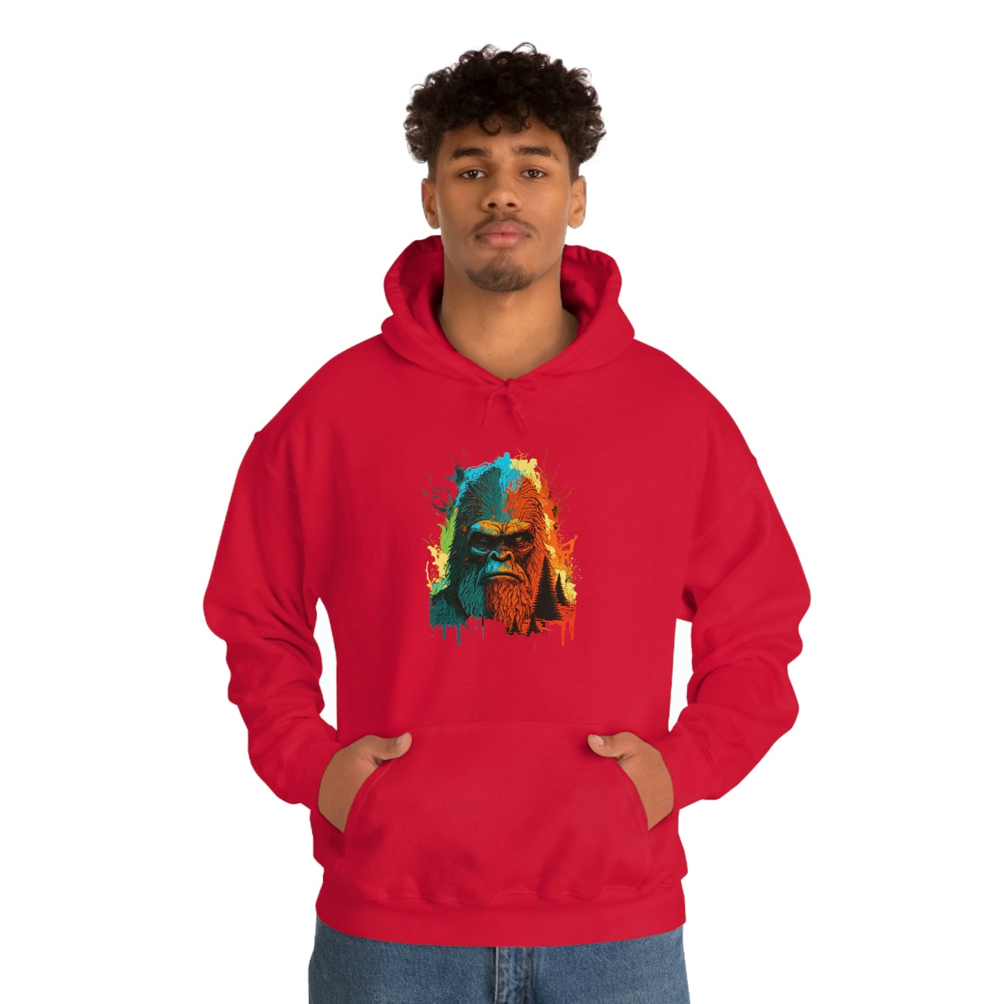 Paint-Squatch Unisex Heavy Blend™ Hooded Sweatshirt
