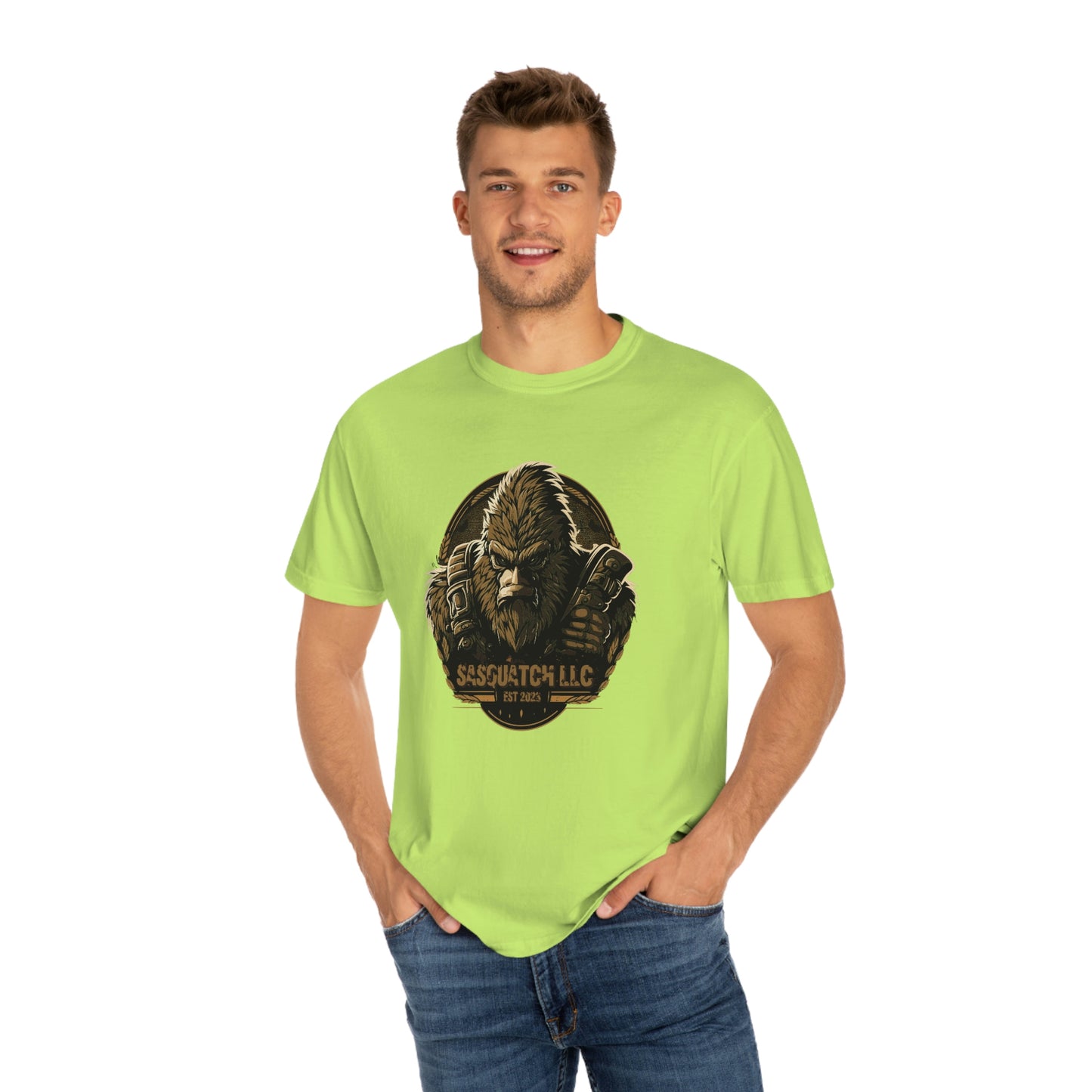 Tacti-Squatch Unisex Garment-Dyed T-shirt