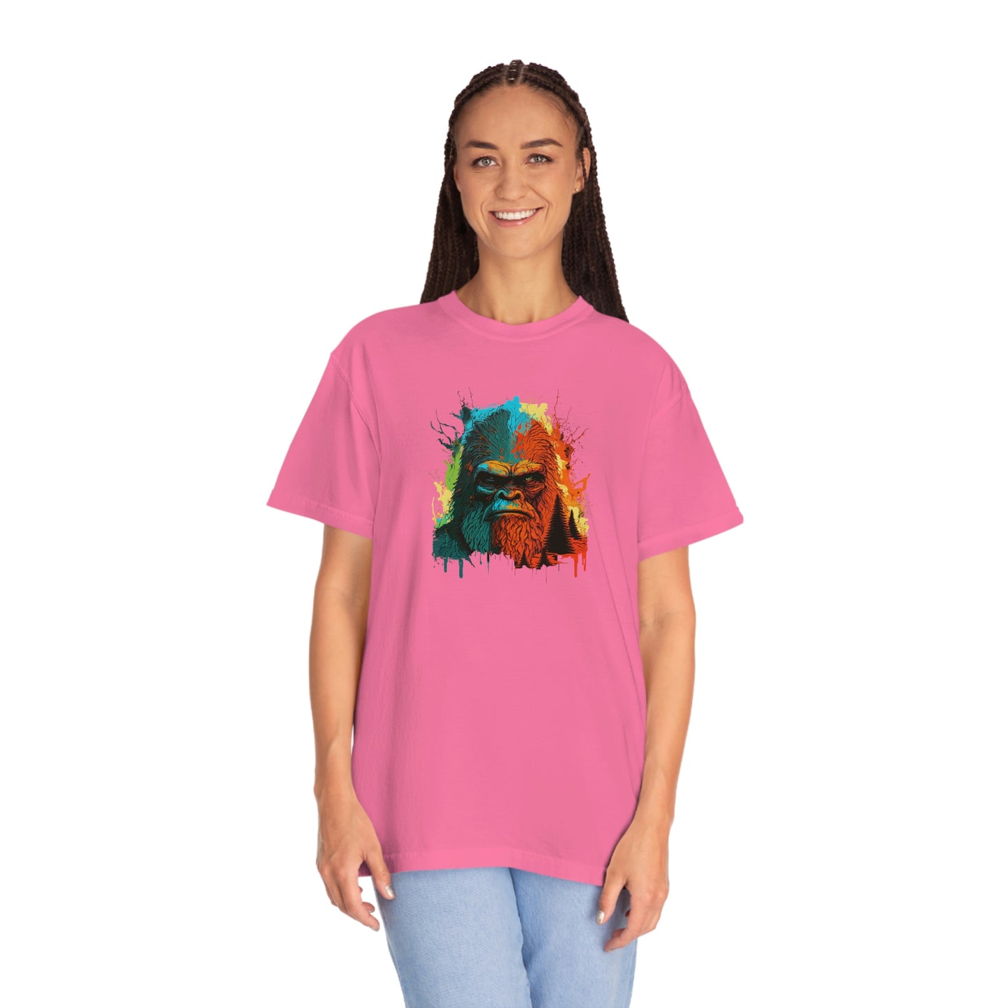 Paint-Squatch Unisex Garment-Dyed T-shirt
