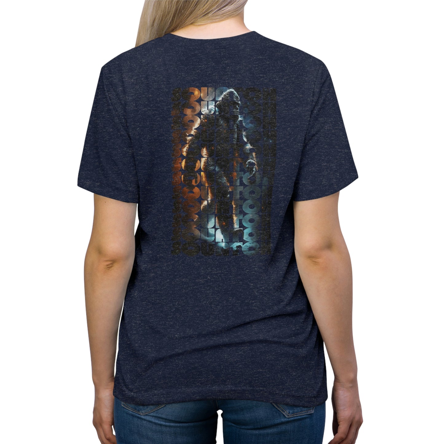 Space Squatch Unisex Triblend Tee
