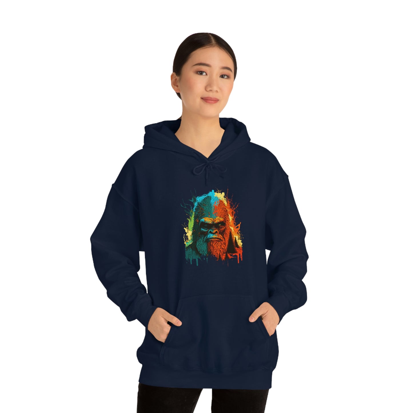 Paint-Squatch Unisex Heavy Blend™ Hooded Sweatshirt