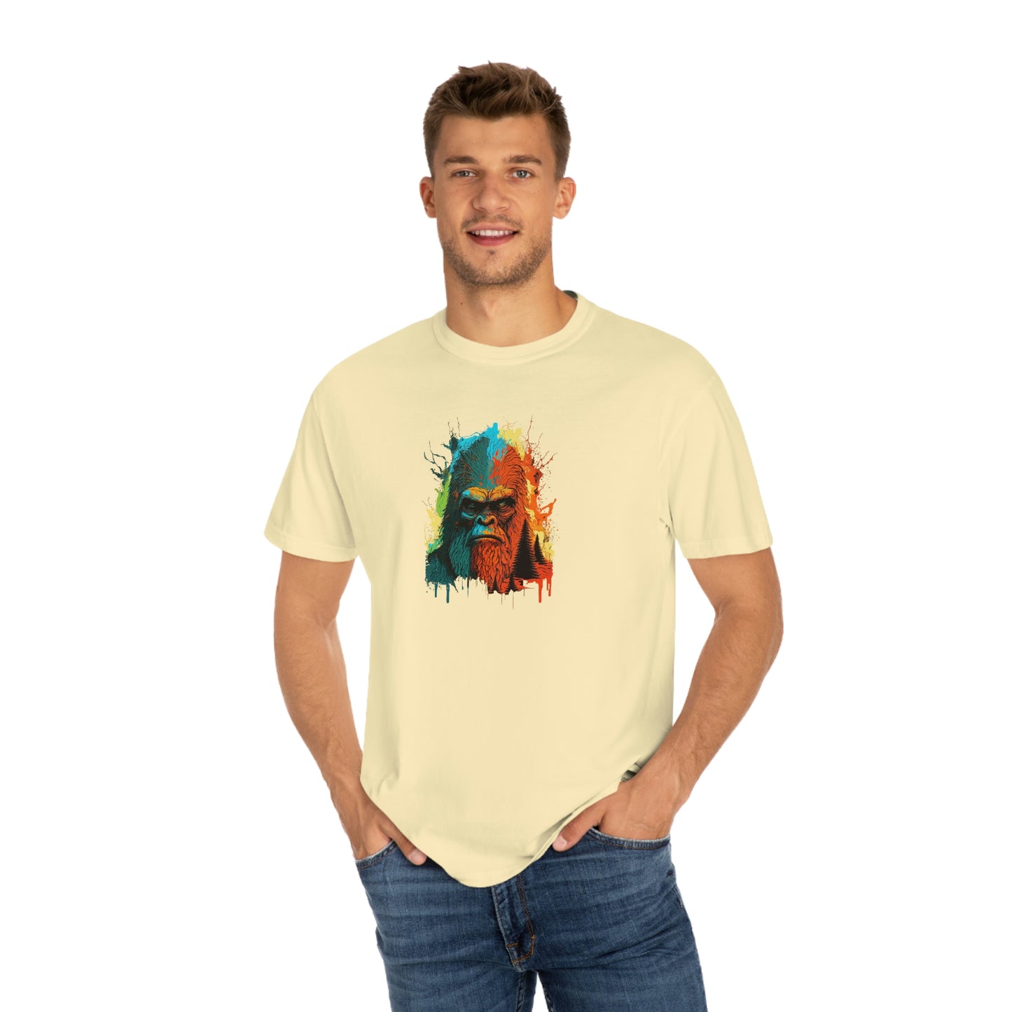 Paint-Squatch Unisex Garment-Dyed T-shirt