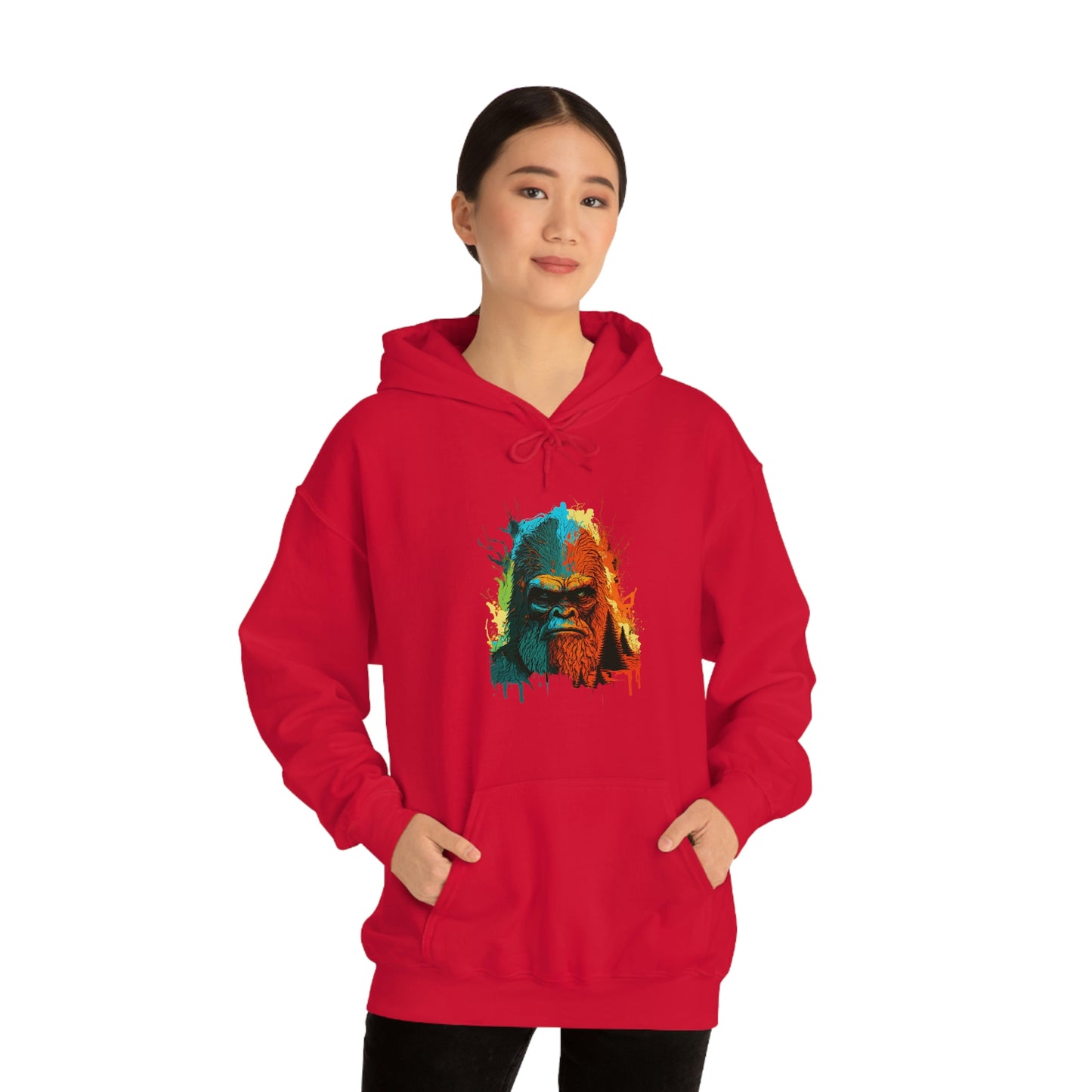 Paint-Squatch Unisex Heavy Blend™ Hooded Sweatshirt