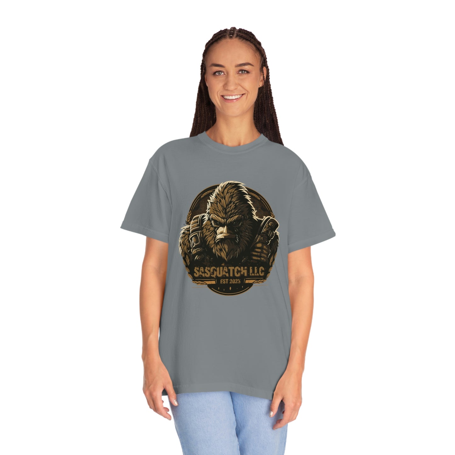 Tacti-Squatch Unisex Garment-Dyed T-shirt