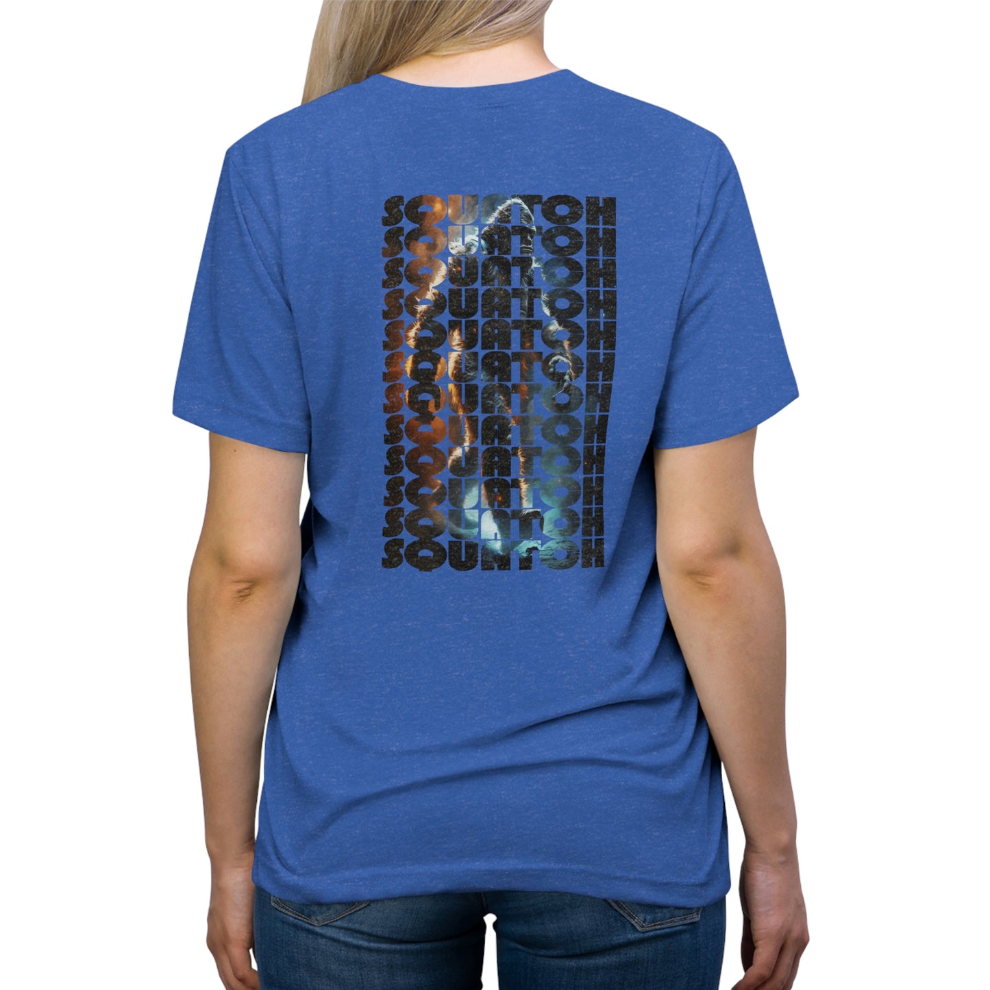 Space Squatch Unisex Triblend Tee
