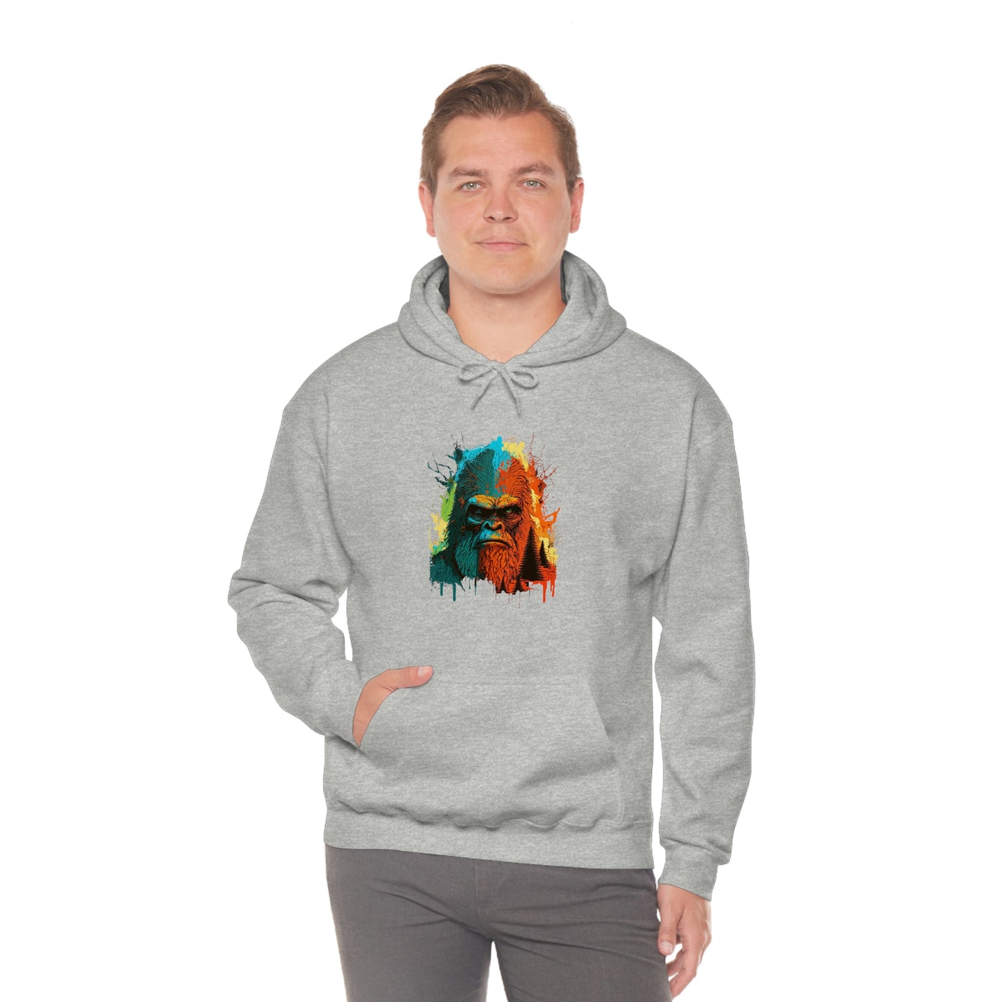 Paint-Squatch Unisex Heavy Blend™ Hooded Sweatshirt