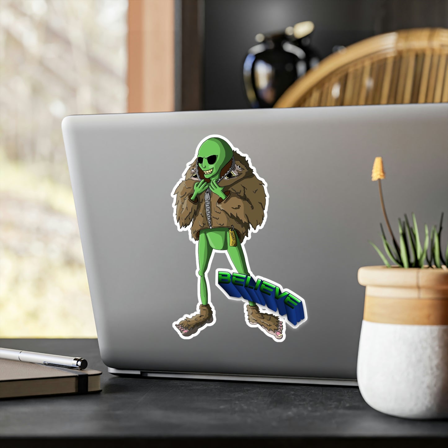 Believe Vinyl Die-Cut Stickers