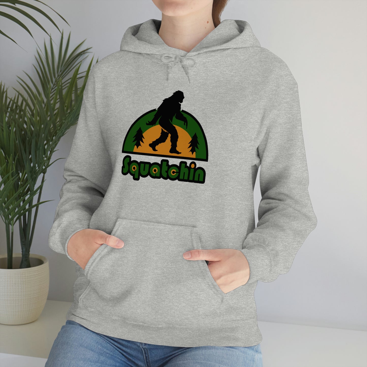 Squatchin Unisex Heavy Blend™ Hooded Sweatshirt