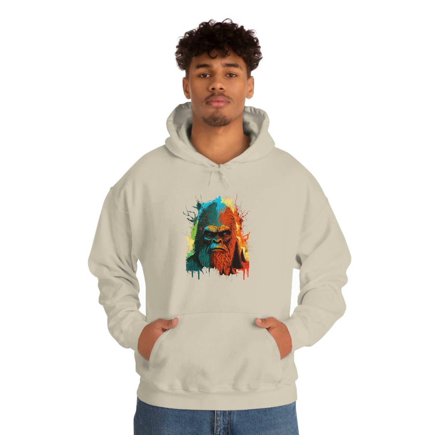 Paint-Squatch Unisex Heavy Blend™ Hooded Sweatshirt