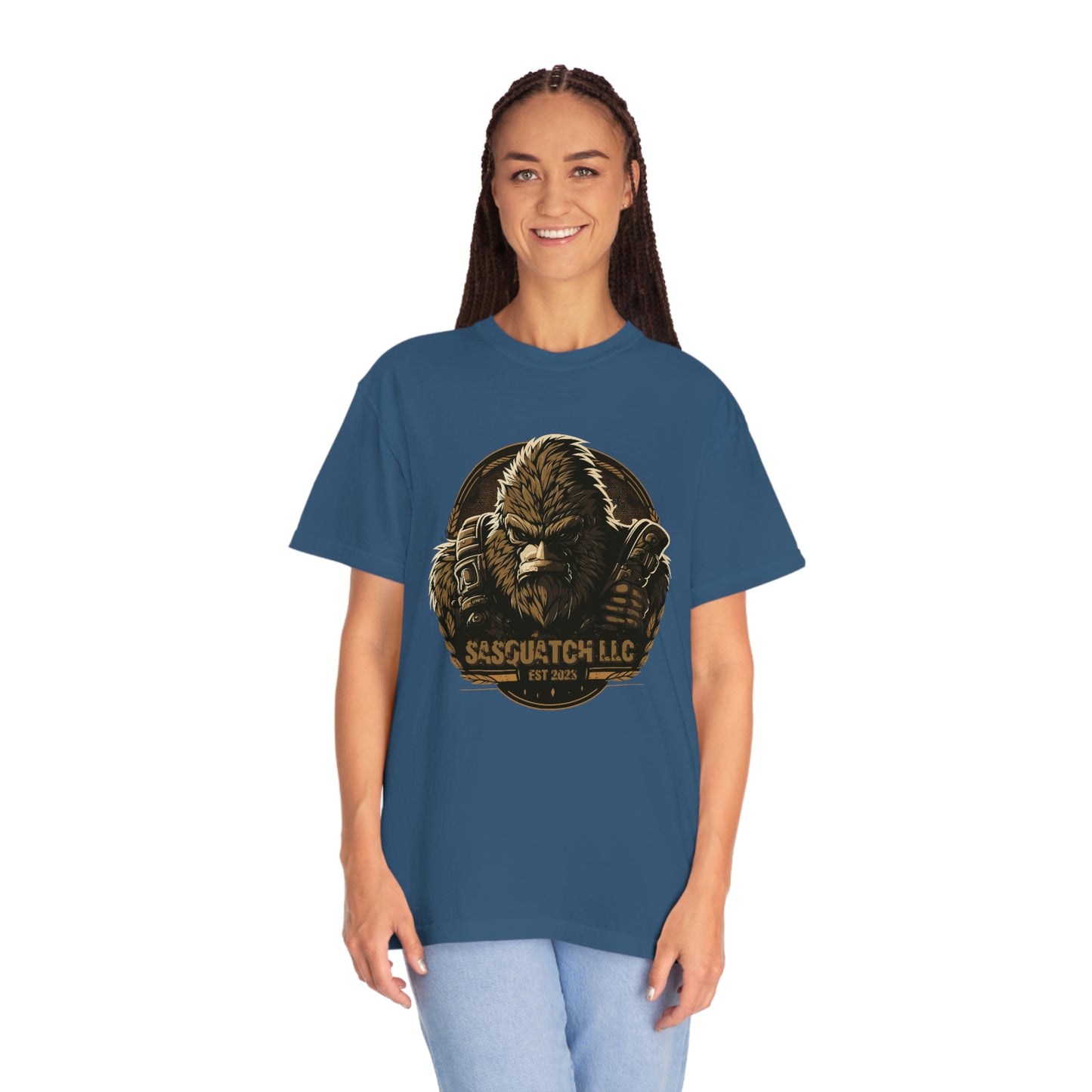 Tacti-Squatch Unisex Garment-Dyed T-shirt