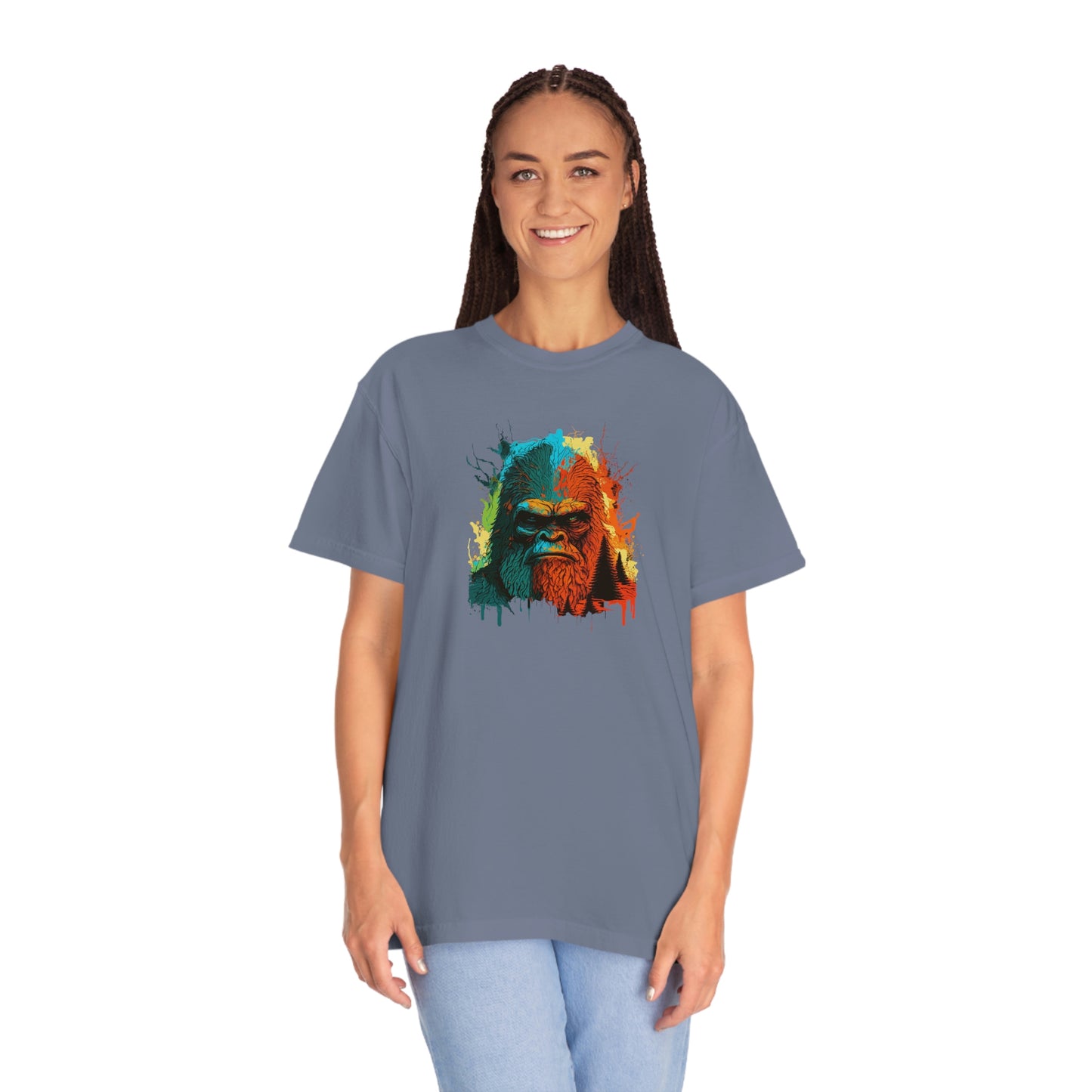 Paint-Squatch Unisex Garment-Dyed T-shirt