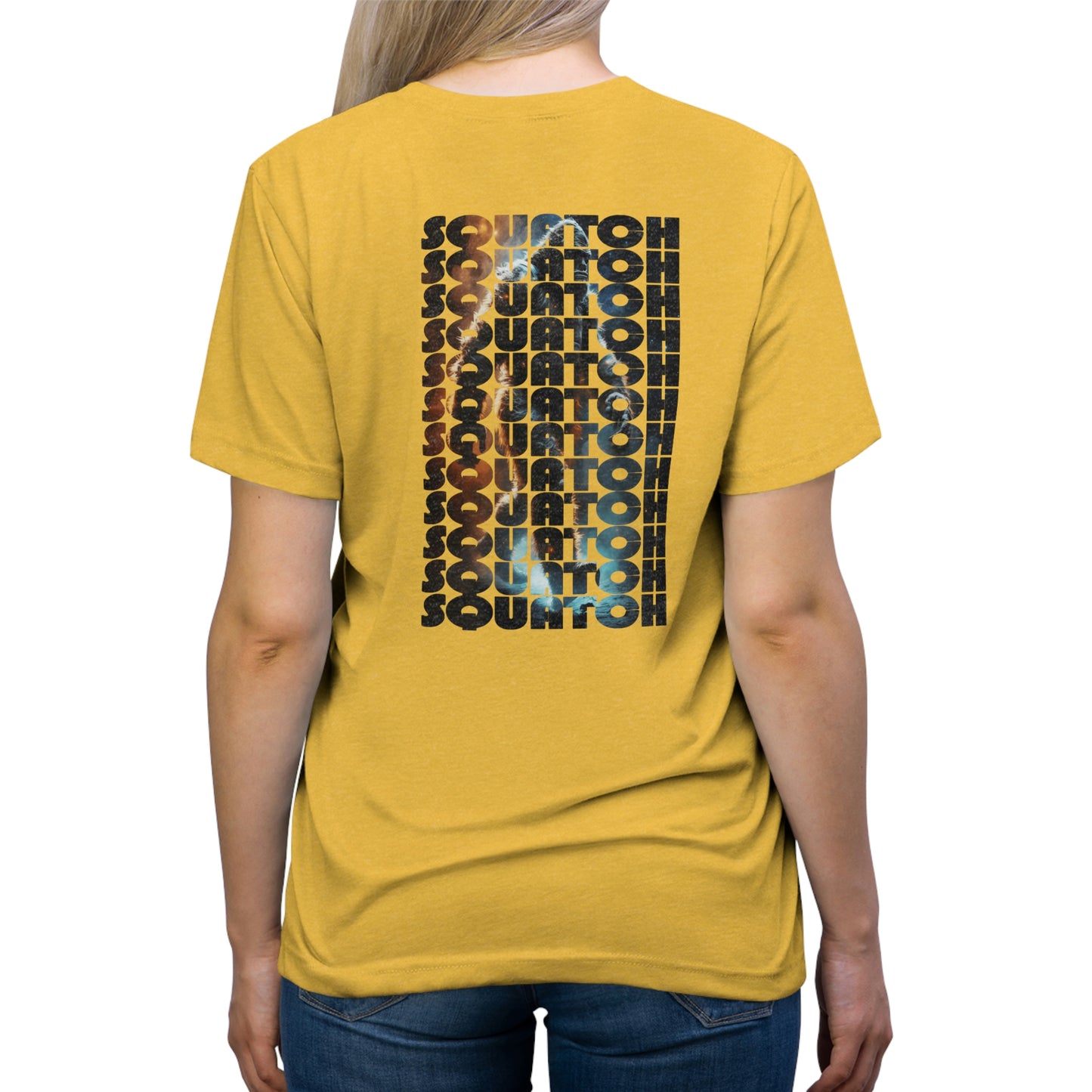 Space Squatch Unisex Triblend Tee