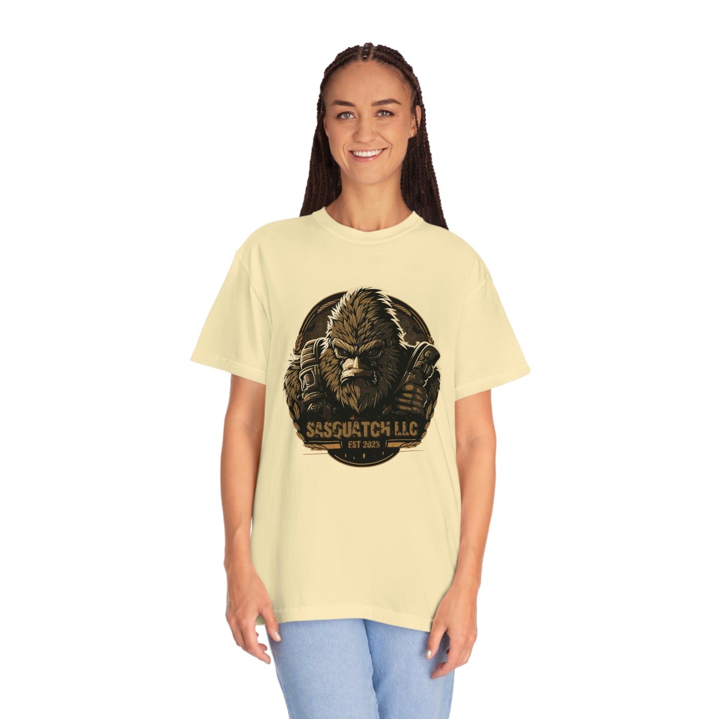 Tacti-Squatch Unisex Garment-Dyed T-shirt