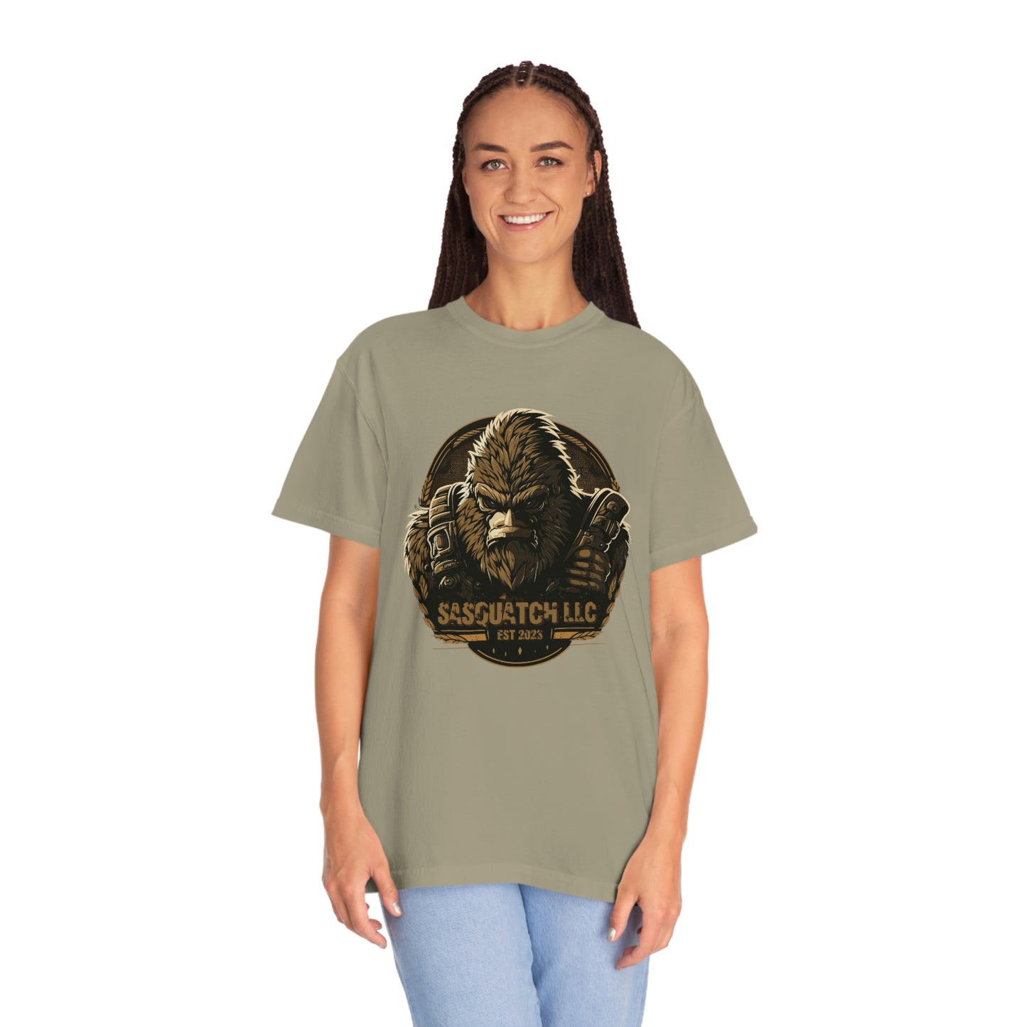 Tacti-Squatch Unisex Garment-Dyed T-shirt