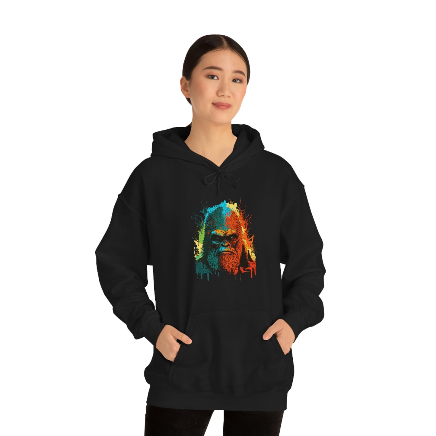 Paint-Squatch Unisex Heavy Blend™ Hooded Sweatshirt
