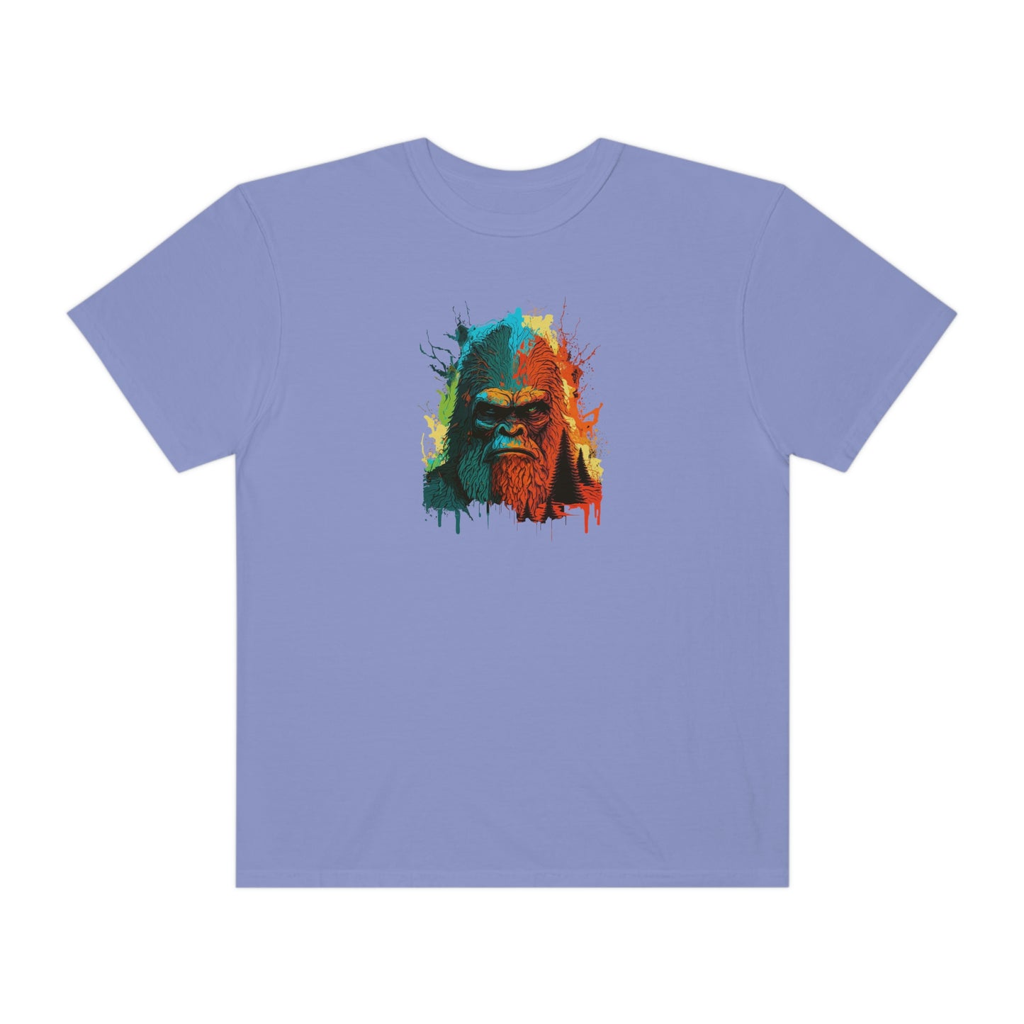Paint-Squatch Unisex Garment-Dyed T-shirt