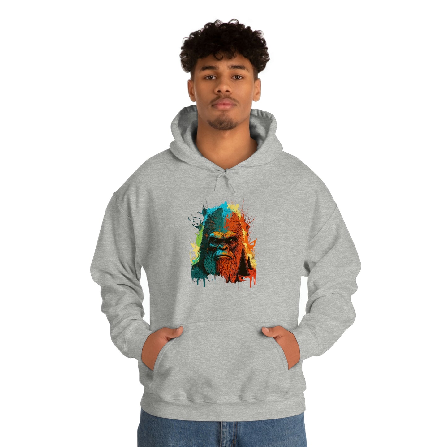 Paint-Squatch Unisex Heavy Blend™ Hooded Sweatshirt