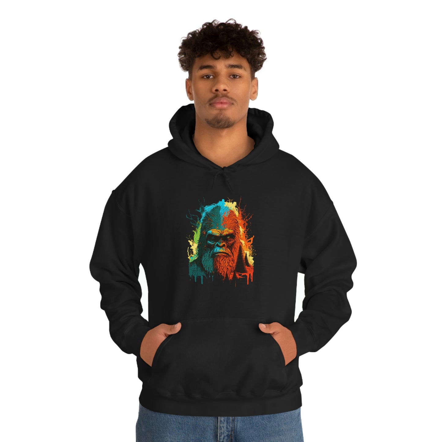 Paint-Squatch Unisex Heavy Blend™ Hooded Sweatshirt