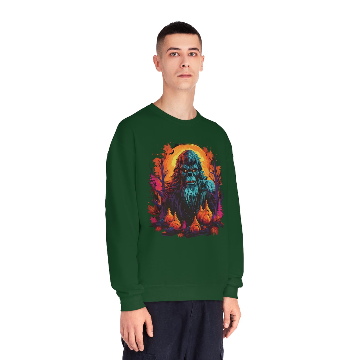 Pumpkin Squatch NuBlend® Crewneck Sweatshirt