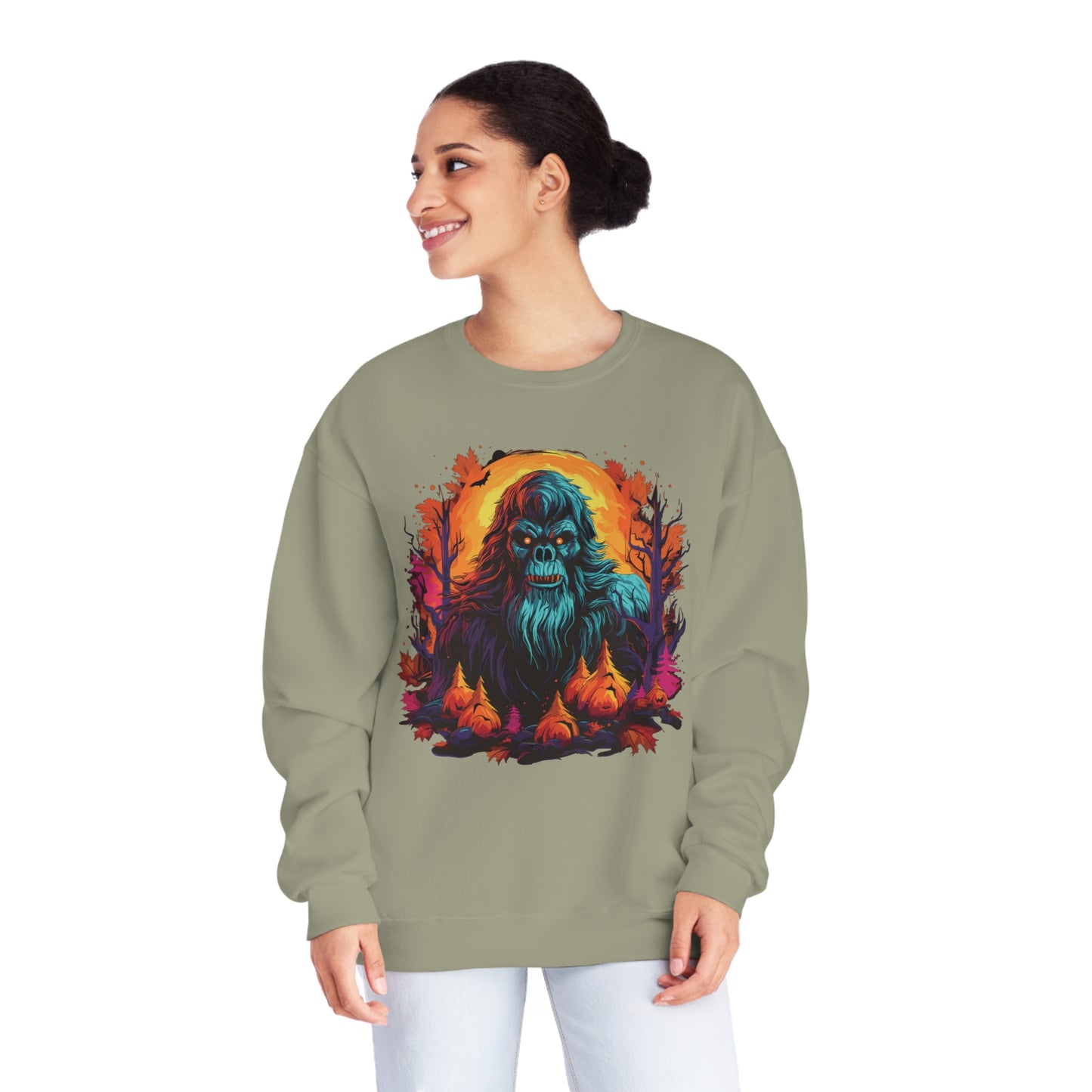 Pumpkin Squatch NuBlend® Crewneck Sweatshirt