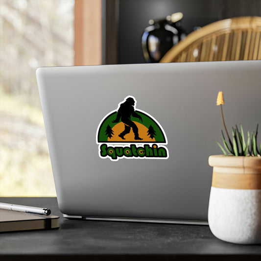 Squatchin Vinyl Die-Cut Stickers