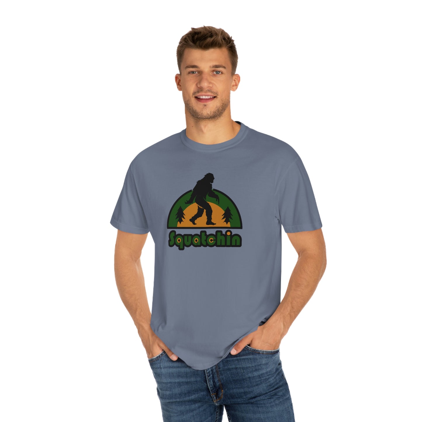 Squatchin Unisex Garment-Dyed T-shirt