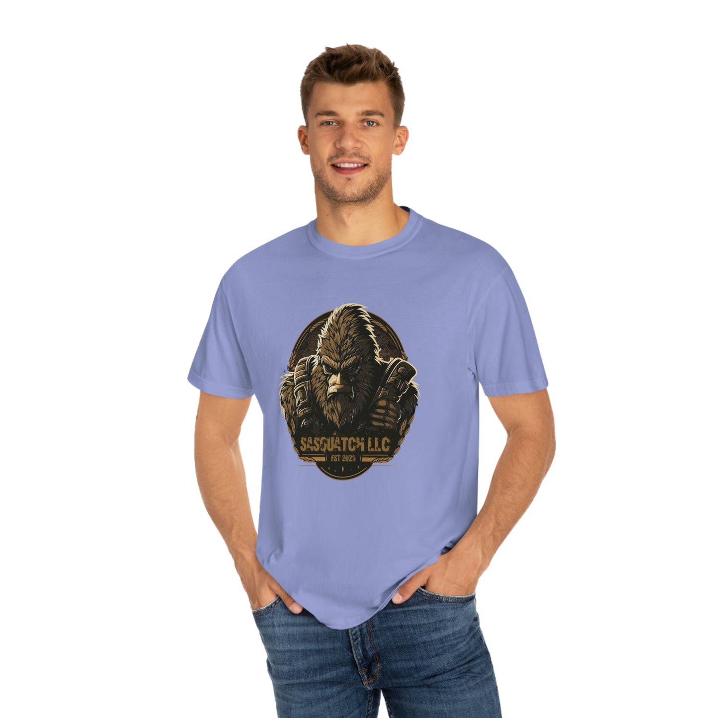 Tacti-Squatch Unisex Garment-Dyed T-shirt