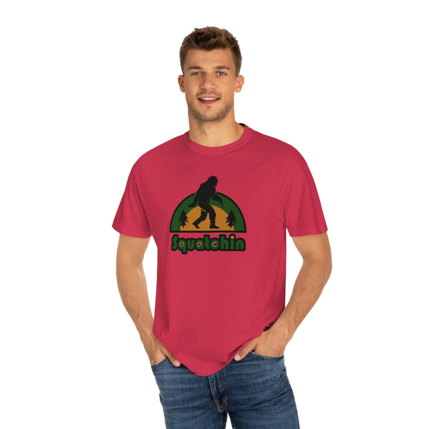 Squatchin Unisex Garment-Dyed T-shirt